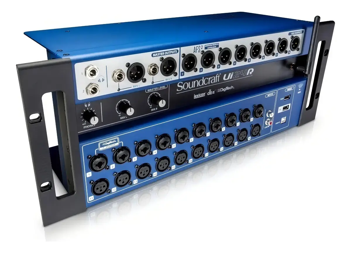 Mesa De Som Digital Soundcraft Ui24R 24 Canais Rack Profissional thumbnail 7