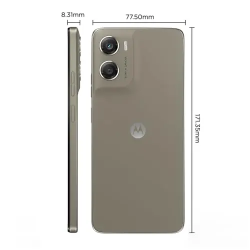 Smartphone Motorola Moto g06-128GB 4GB RAM + 8GB Ram Boost e Camera 50MP com AI Bateria de 5200 mAh Tela 6.9" - Bege thumbnail 6