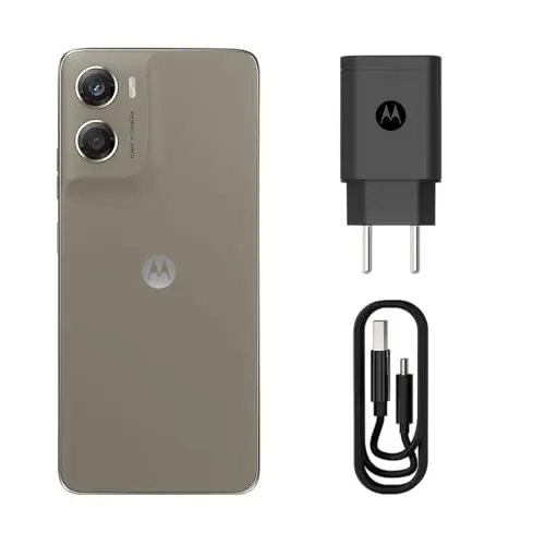 Smartphone Motorola Moto g06-128GB 4GB RAM + 8GB Ram Boost e Camera 50MP com AI Bateria de 5200 mAh Tela 6.9" - Bege thumbnail 8