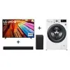 Combo LG Smart TV LG UHD 4K UT80 65" + Soundbar S40T + Lavadora Smart VC5 11kg Branca 220V - 1