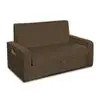 Sofá-cama Matrix Motta em Tecido Suede com Baú - Castor - 1