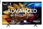 [Magazine Luiza] Smart TV 50” 4K UHD QLED TCL 50C655 Wi-Fi - 1
