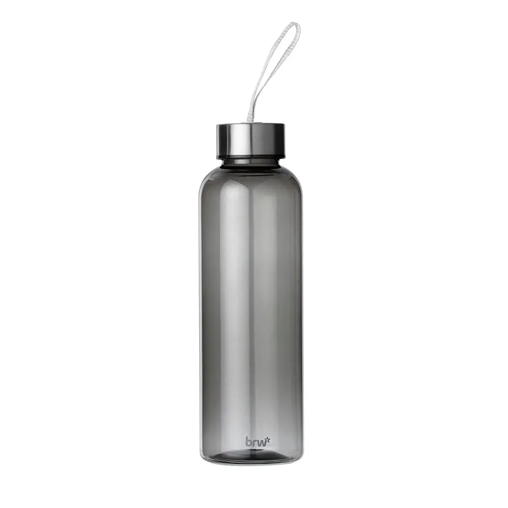 Garrafa Plástica com Alça na Tampa 500ml Cinza, BRW