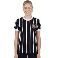 Camisa Corinthians Democracia Feminina Edição Retrô 1982 Preto - 1