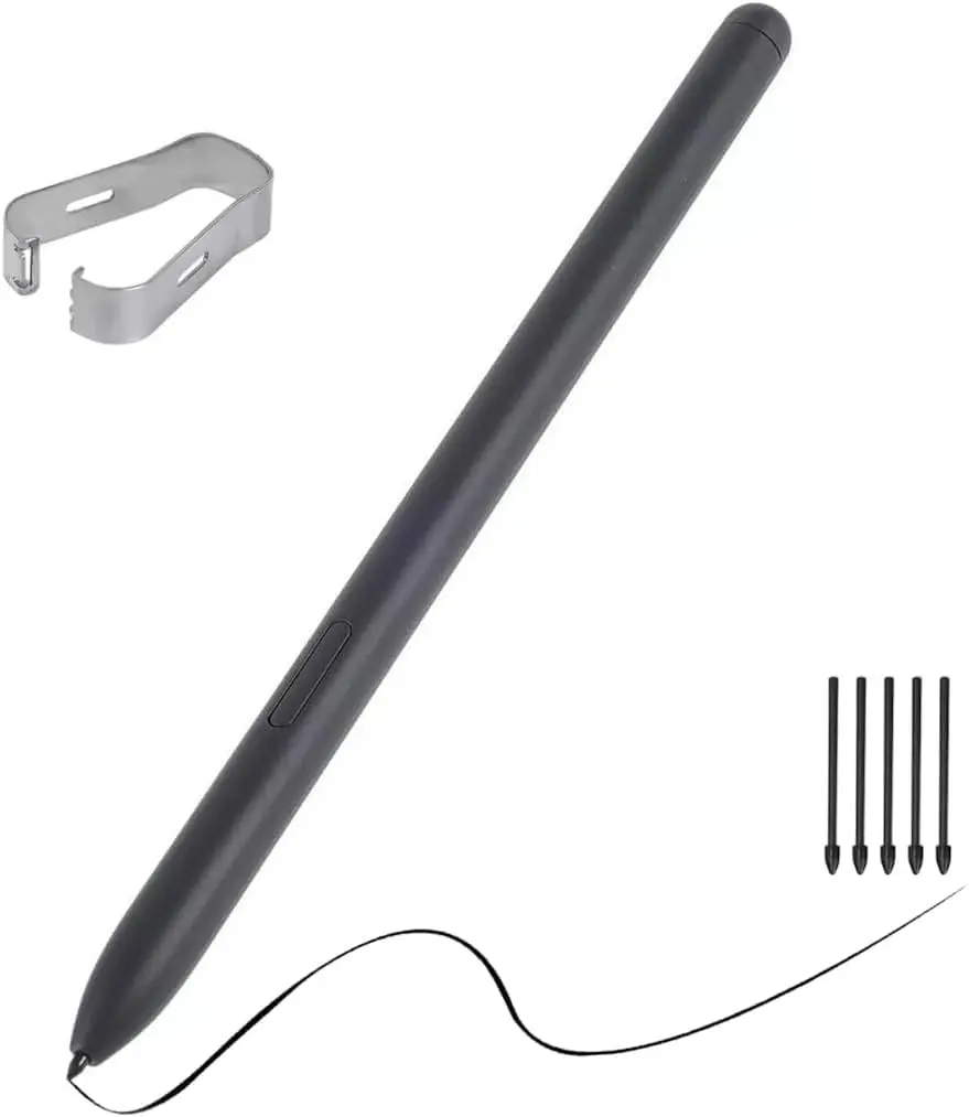 Caneta Touch S-Pen Para Galaxy Tab S6 Lite (Sm-P615 Sm-P620) C/Sensor Pressão + Pontas (Preto)