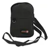 Bolsa Transversal Unissex Cinza com Alça Preta - 1