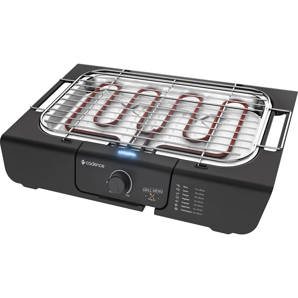 Churrasqueira Elétrica Cadence Grill Menu - 220V - 1