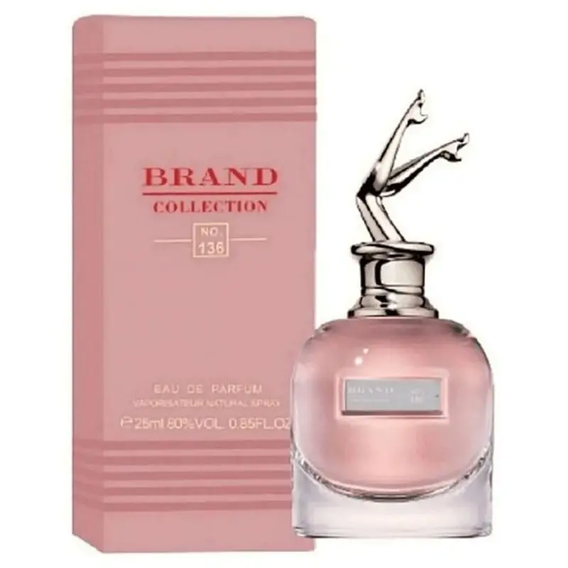 Brand Collection Perfume Feminino, No. 136 EDP 25ML | Fragrância Perfumada, Cheiro Marcante, Refrescante, 250ml