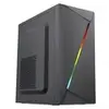 (REEMBALADO) Gabinete BRX Vortex BM20, M-ATX, RGB, Preto, Sem Fonte, Sem Fan - 1