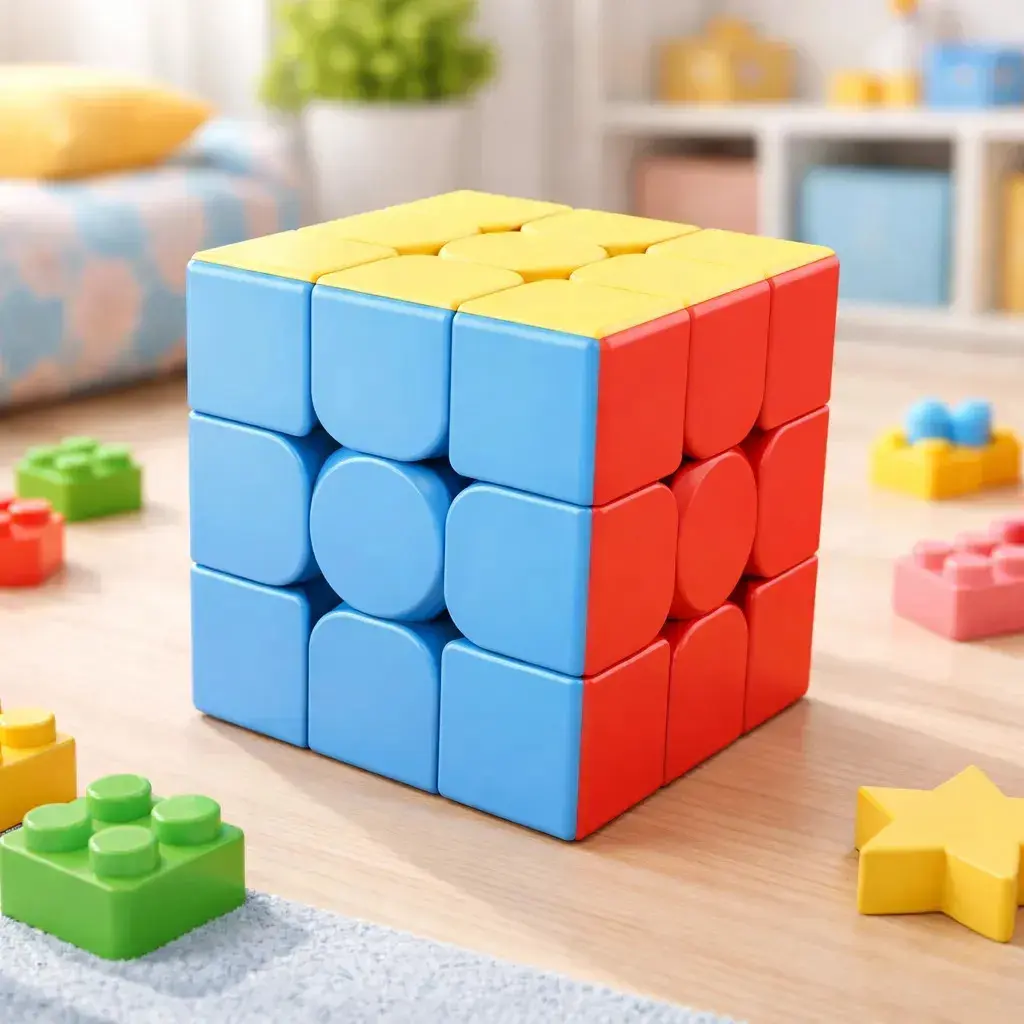 Cubo Mágico Profissional 3x3x3 Moyu Giro Rápido Suave Anti Travamento Quebra-cabeça Raciocínio Lógico Speedcubing Treino Desafio Competição Habilidade Coordenação Brinquedo Educativo Brasiliana Tech - 1