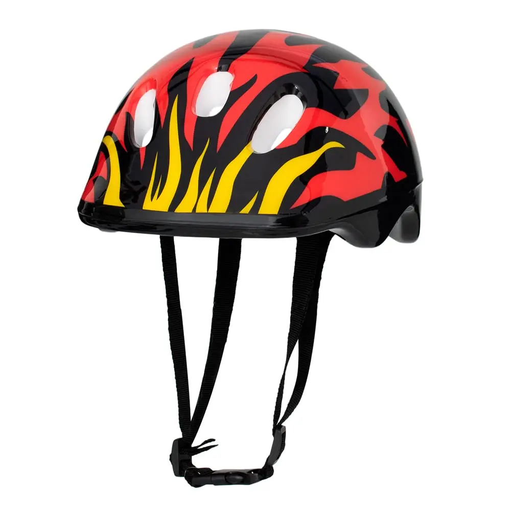 Capacete Infantil Chamas, Vermelho