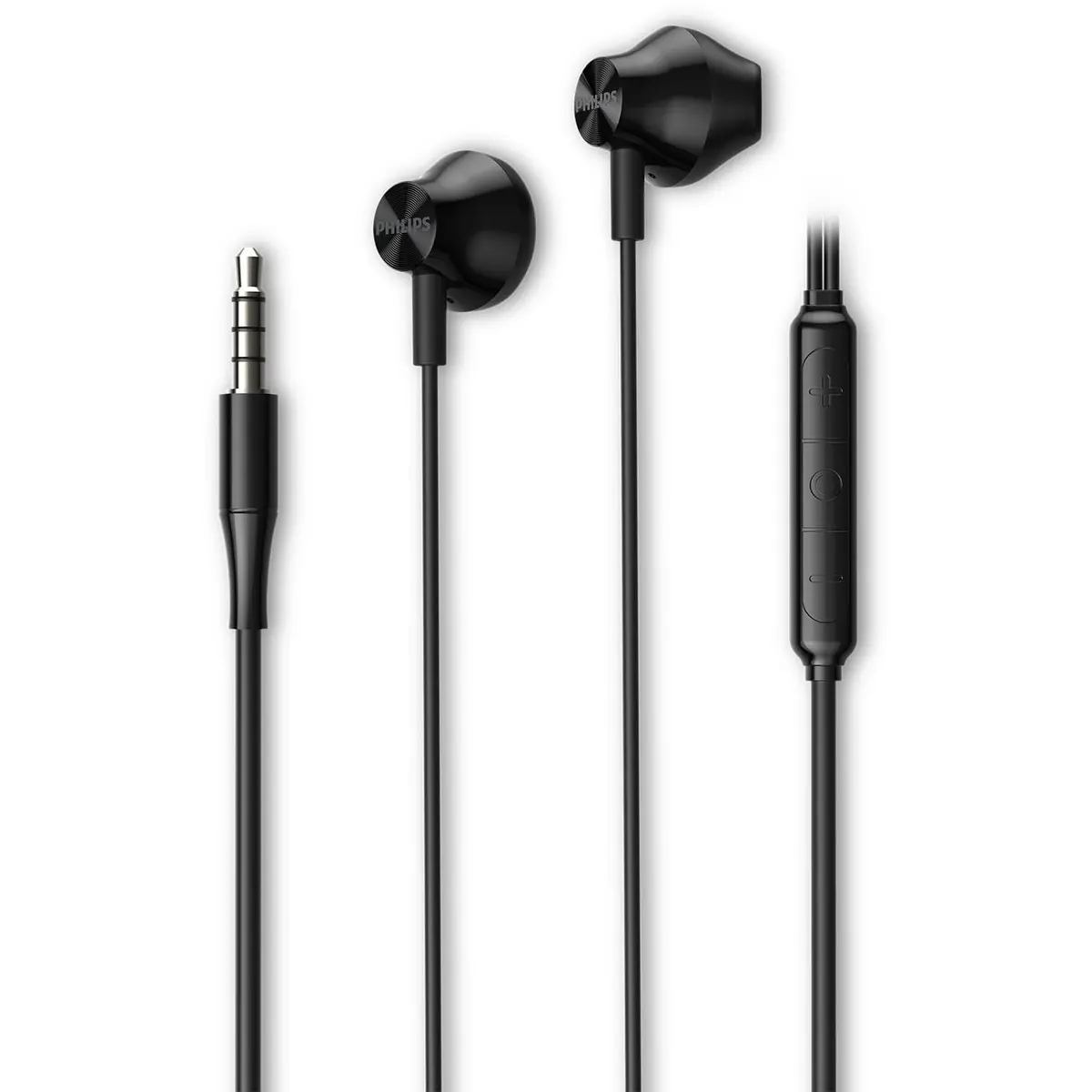 PHILIPS, Fone de Ouvido com Microfone TAE1000BK/00, intra-auricular, Preto