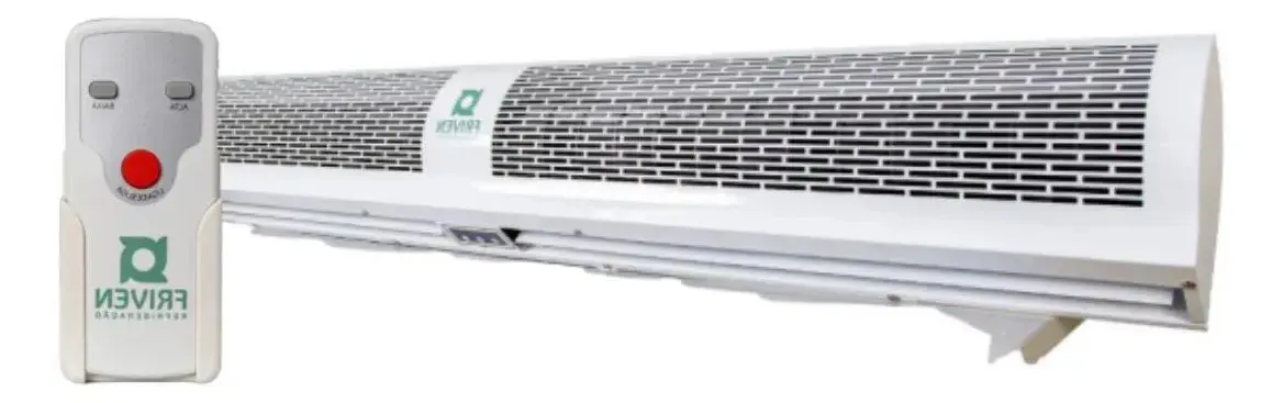 Cortina De Ar 150cm C/ Controle Remoto 3 Fluxos De Ar-friven Branco