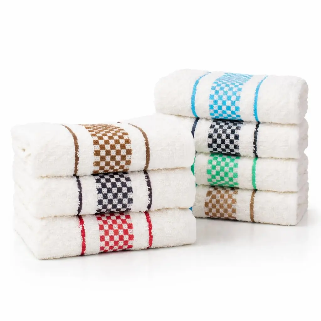 Kit 10 Pano de Prato Atoalhado Para Cozinha Felpudo Malta 45x70cm 370g/m² 100% Algodão - Sortido