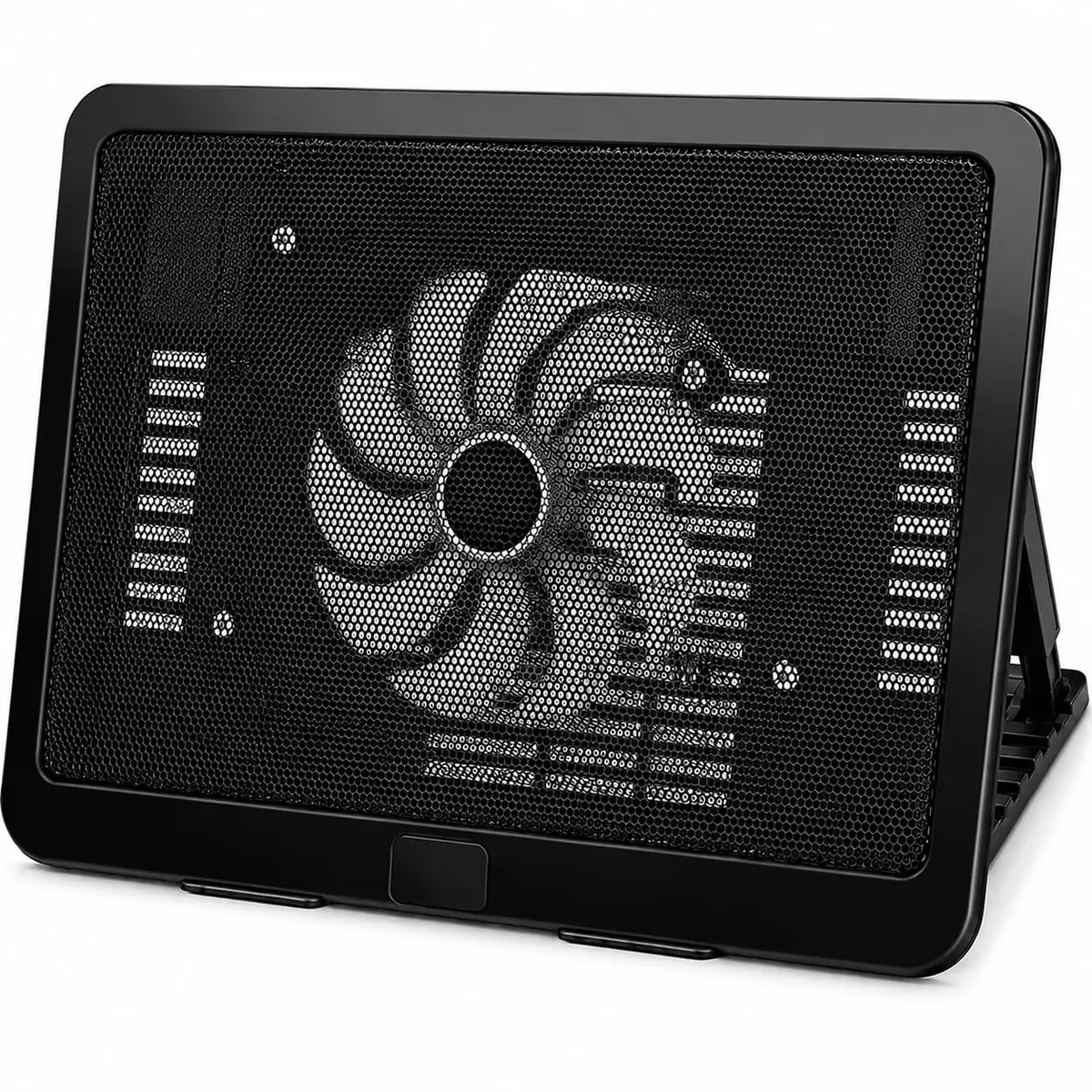 Base Refrigeradora Para Notebook Com Ventilação E Suporte Ajustável (Preto) - 1