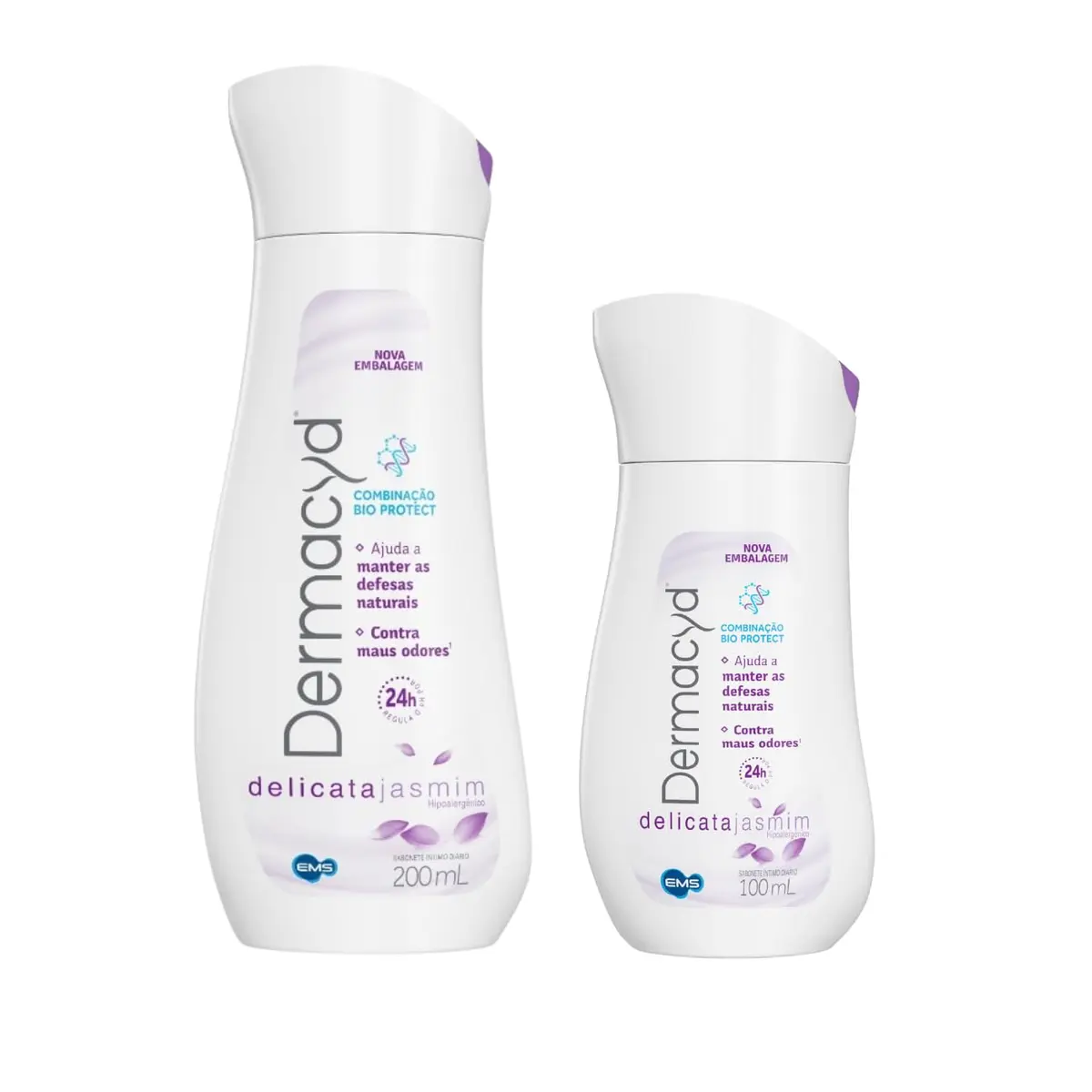 Dermacyd Sabonete Líquido Íntimo Kit Delicata 200 ml + 100 ml