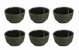 Conjunto de Ramequins Médios Porto Brasil Linhas Greenery com 6 Peças 170ml - Verde - 1