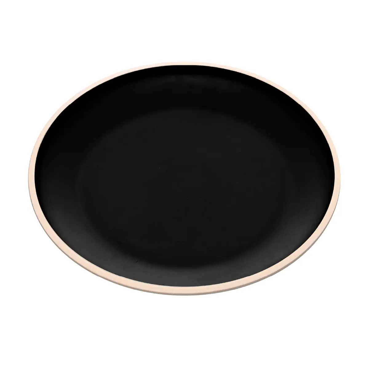 WOLFF - Prato Raso de Melamina Class Preto 27cm