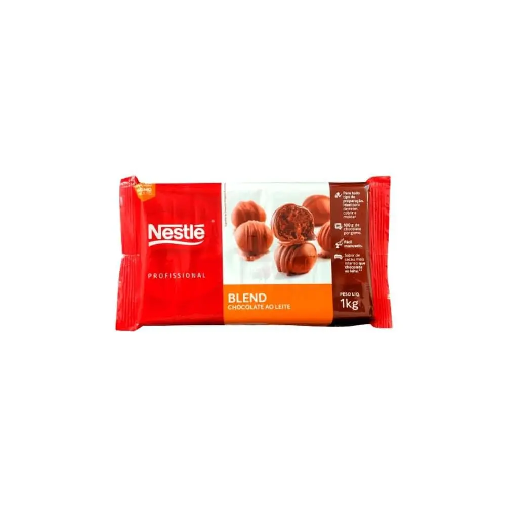 Barra de Chocolate Blend 1kg Nestlé