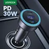Carregador de Carro PD30W USB-C Carregamento Rápido UGREEN - 1