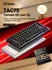 Teclado Mecânico Gamer Akko TAC75 HE 75% com Switches Magnéticos, Rapid Trigger 0.005mm, ARGB, Taxa de Polling 8K, com Fio