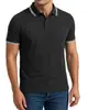 (Lev 8 por R$71,20) Camisa Polo Masculina Manga Curta Preta - M - 1