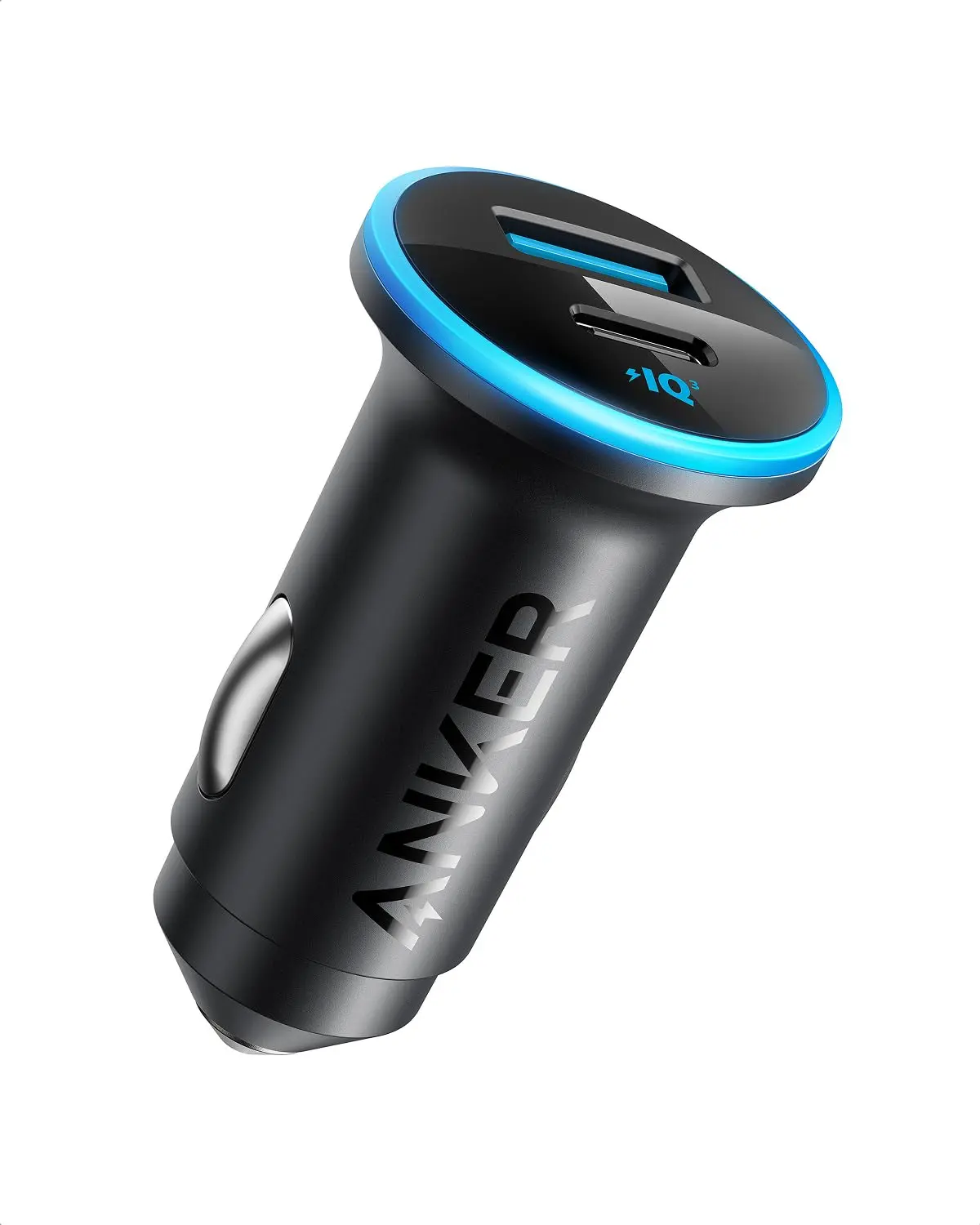Anker 323 Carregador Veicular USB-C Turbo 52,5W, Carregamento Rápido | Carregador para Carro com PowerIQ 3.0 de 30W, USB-C e USB-A, para iPhone 17/16/15/14, Samsung, Xiaomi, Motorola, AirPods