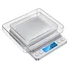 Balança Digital 0,1g a 2kg com Visor LCD, 2 Bandejas e 2 pilhas - 1