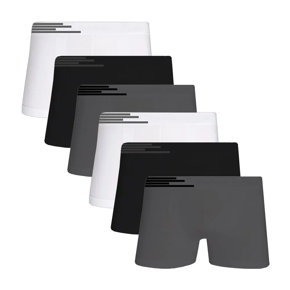 Kit 6 Cuecas Boxer Box Up Underwear 436 Microfibra Sortido - 1