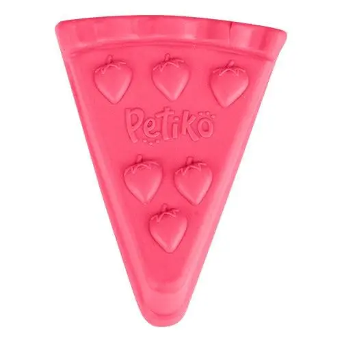 Brinquedo Mordedor Interativo Bolo Recheável - Porta Petiscos - Brinquedo de Borracha - Para Cachorros - Tam. P - Petiko