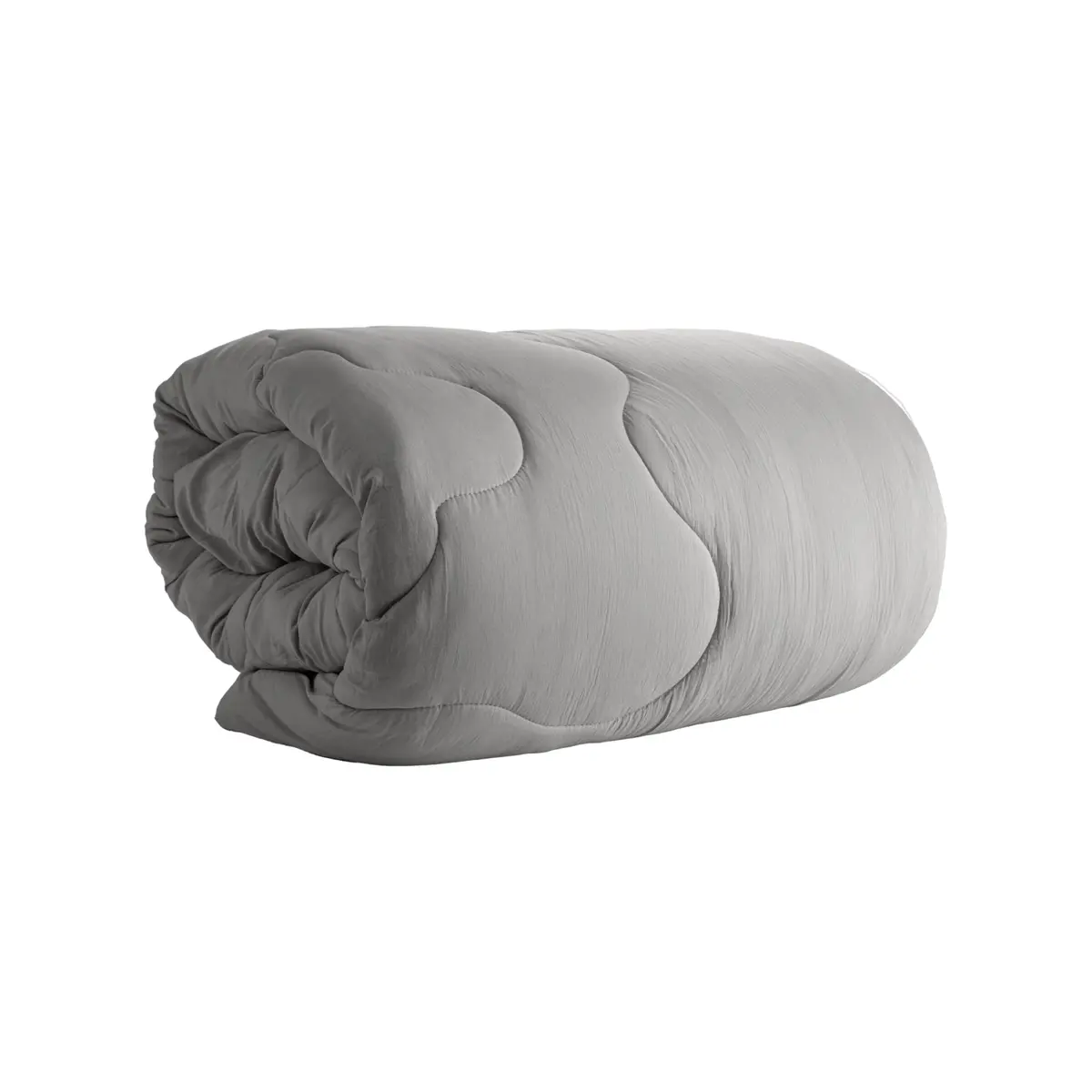 LYOR - Edredom Solteiro Saphira Toque 300 Fios Microfibra Cinza