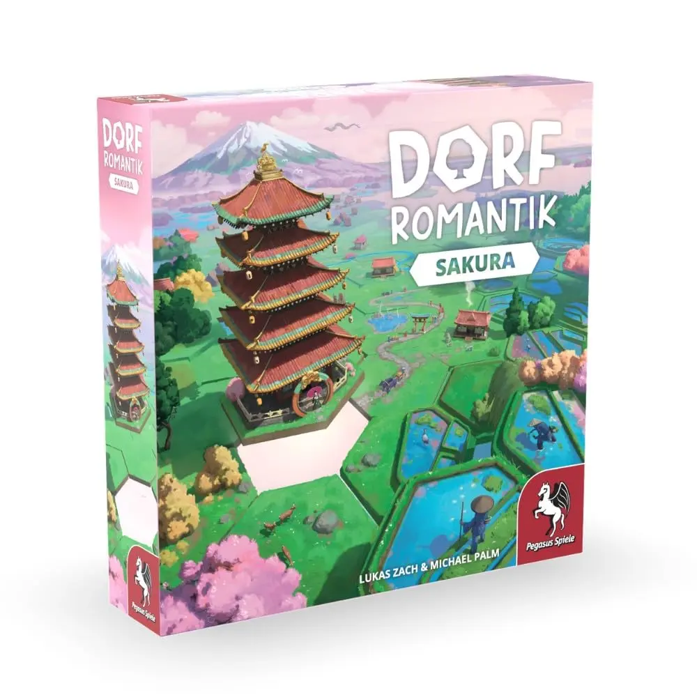 Dorfromantik: Sakura Jogo de Tabuleiro 1 a 6 Jogadores Across The Board
