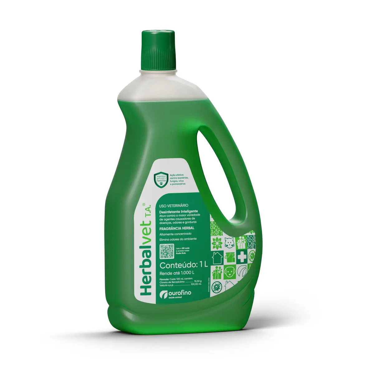 Desinfetante Herbalvet T.A. Ourofino 1 L