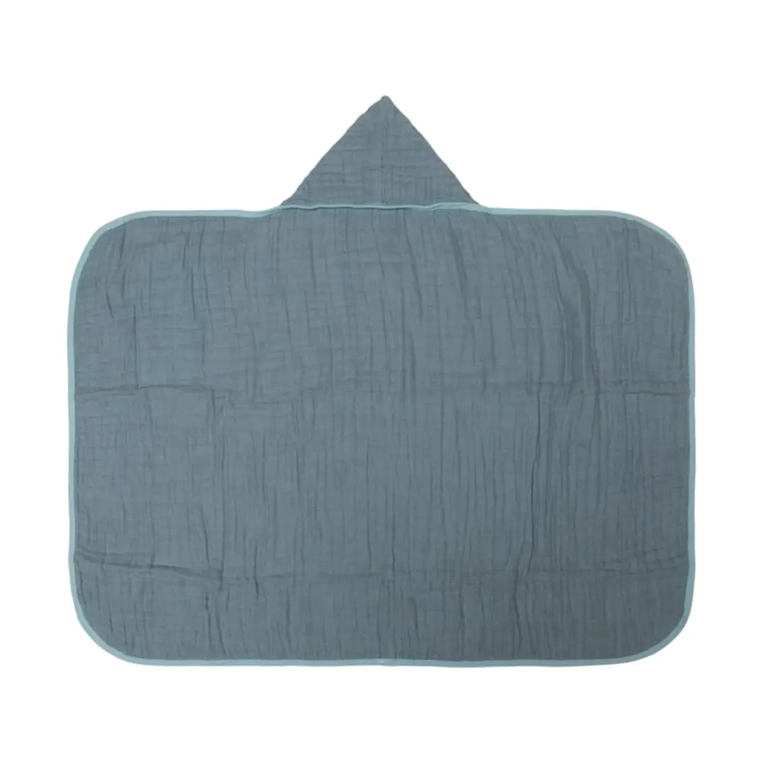 Toalhão de Banho Papi Baby Soft Premium com Capuz Cores 105 m x 70 cm 1 Unidade, Azul Escuro