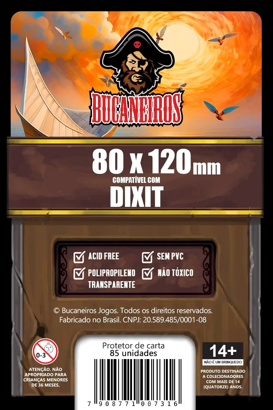 Kit de Sleeves para DIxit/Dixit 2° Edição/Dixit Odissey