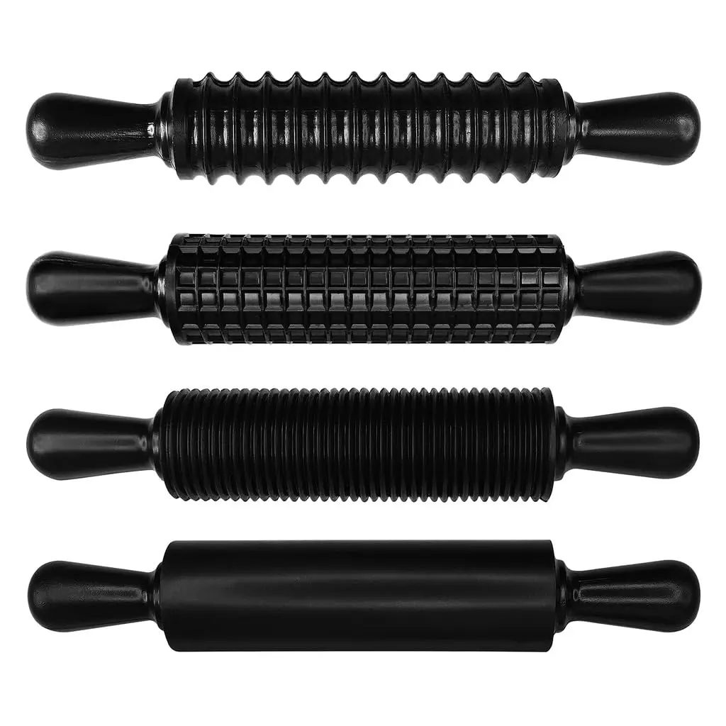Kit Ceramica Fria, Kit Estecas 16 Ferramentas + Rolo 23cm(Liso)