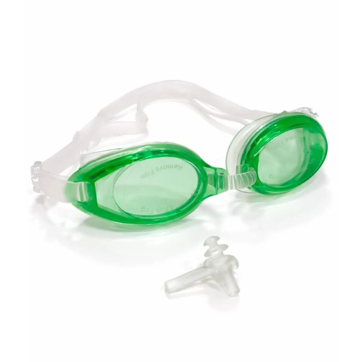 Óculos de Natação Adulto Antiembaçante com Proteção UV e Tampões | Vedação confortável e ajustável, ideal para piscina e mar, inclui tampões de ouvido