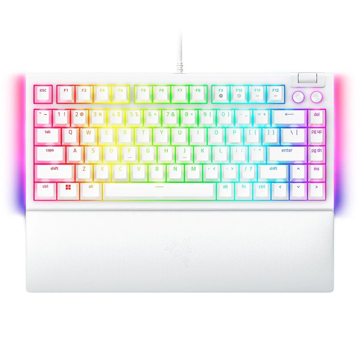 Teclado Razer BlackWidow V4 75% Branco - RZ0305001700 - 1
