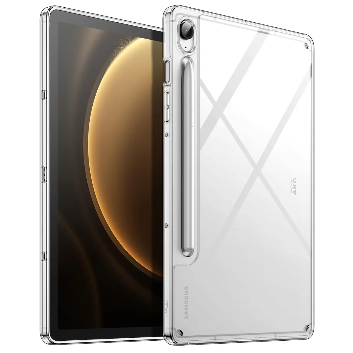 JETech Capa Claro para Galaxy Tab S10 Lite/S10 FE/S9 FE 10,9", Claro | Anti-Amarelamento, À Prova de Choque, Parte Traseira de PC Rígido, Bumper de TPU, Case Fina Tablet - 1