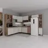 Cozinha Modulada Fidelitá Paris 9p 515cm Marrom - 1