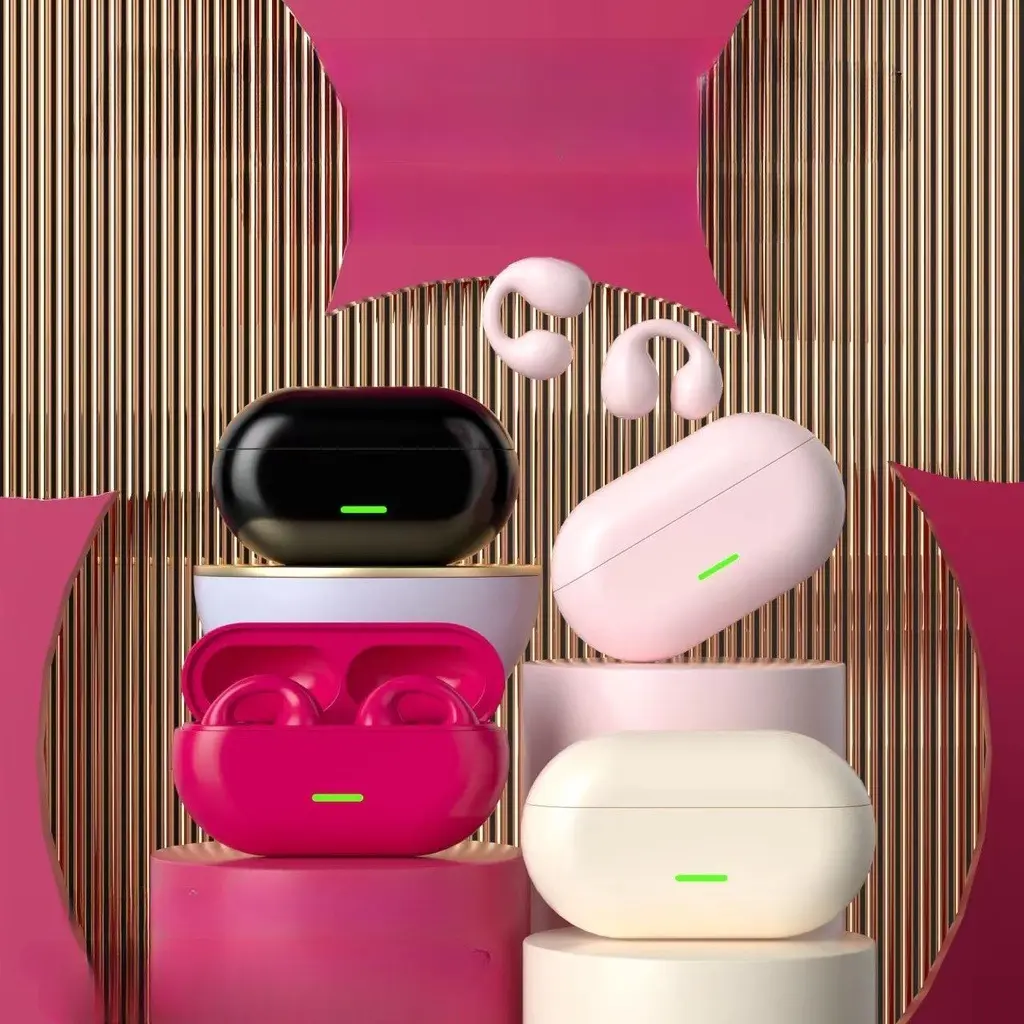 Fones De Ouvido Intra-Auriculares Estéreo Sem Fio À Prova D'água Para Jogos Celular Inteligente 200mAh Caixa De Carregador , (30mAh * 2 Earbuds) , Presentes Homem/Mulher - 1