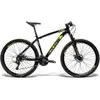 Bicicleta Gts Aro 29 Freio A Disco Câmbio Gtsm1 Tsi 21 Marchas E Amortecedor | Gts M1 Ride New - Preto+Amarelo - 1