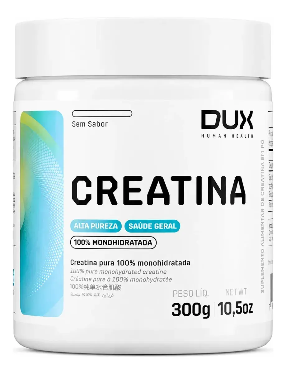 Creatina Dux Nutrition em pó Sem sabor x 300g