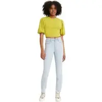 Calça Jeans Levi's® 724® High Rise Straight Lavagem Clara - 33X32 - 1