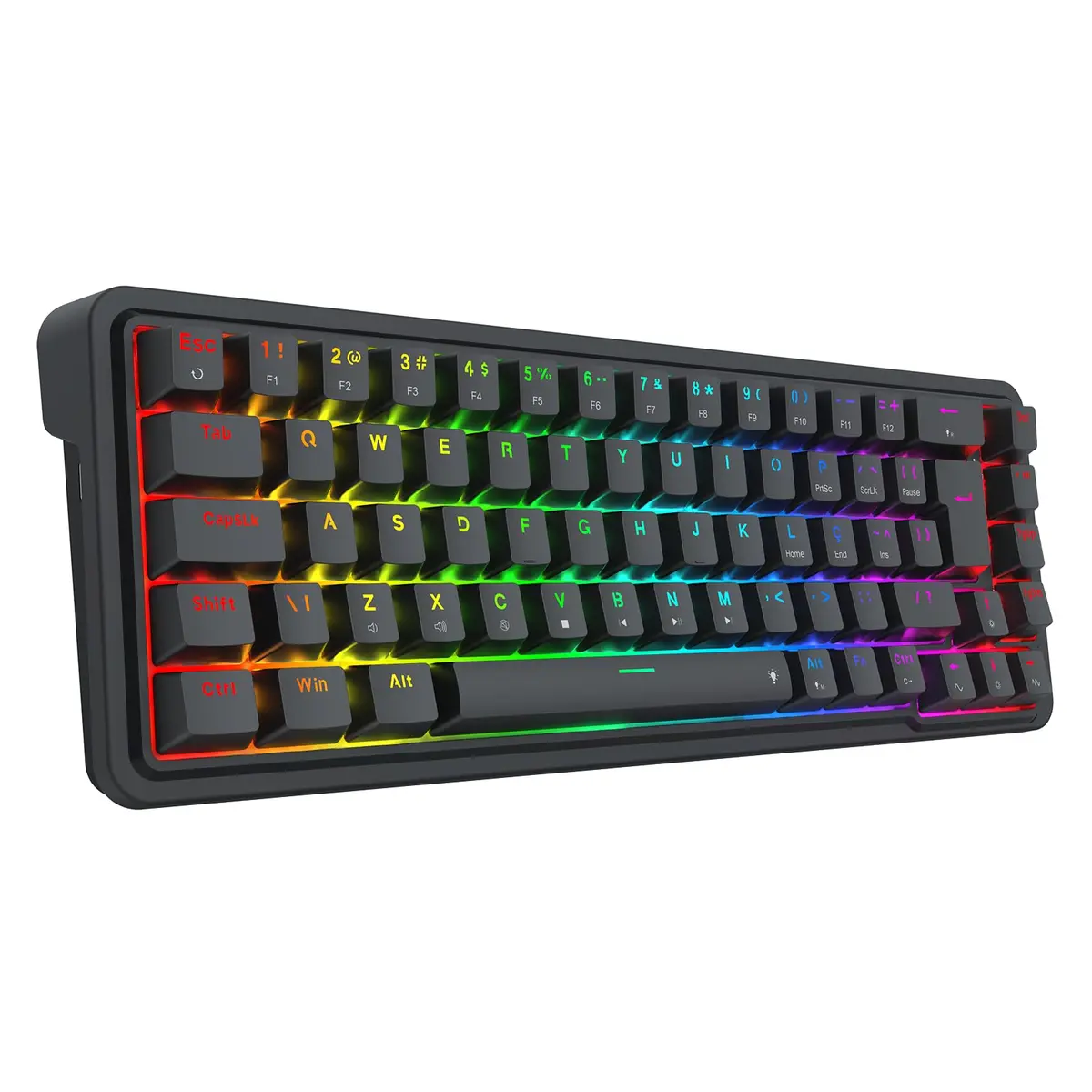 Teclado Mecânico Gamer Redragon Nova 65% RGB Switch UltraMag Magnético Preto K709RGB-M - 1