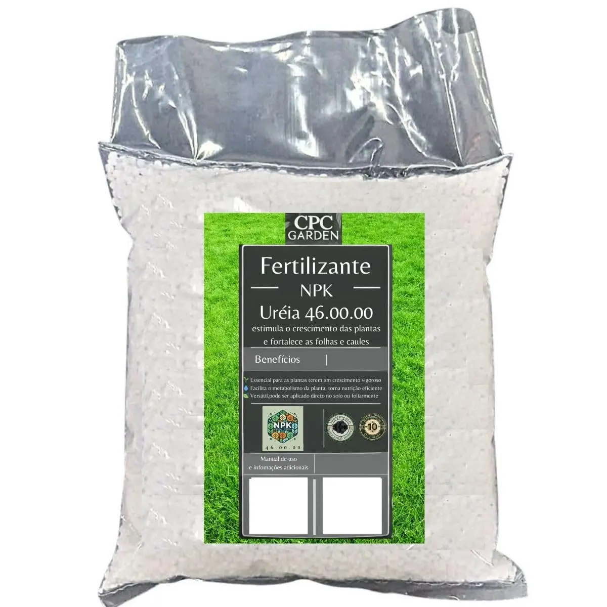 Fertilizante Premium Ureia NPK 46 00 00 CPC Garden 5 Kg