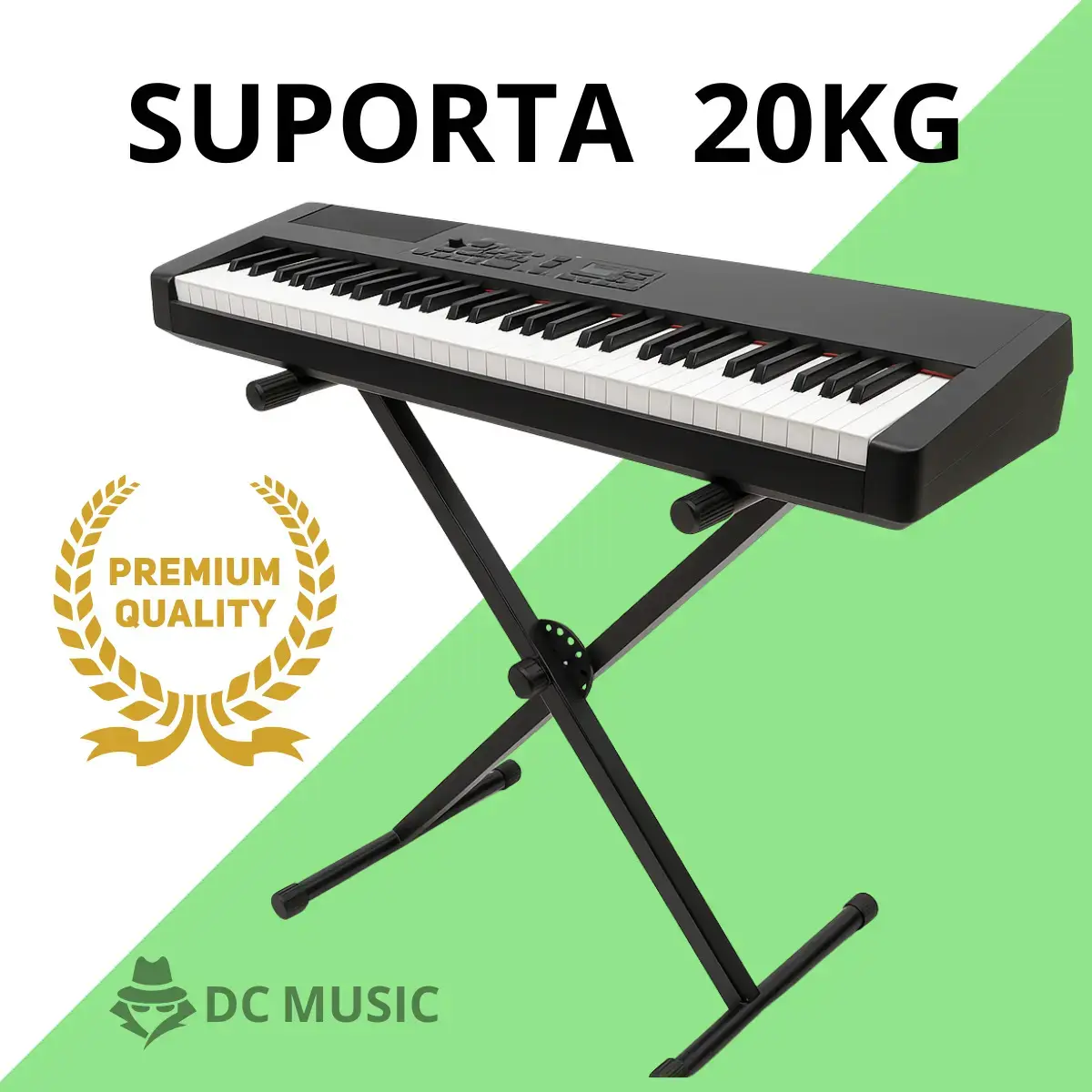 Suporte X Teclado Don Caprini 7 Níveis Ajustável Aço Carbono 20kg - 1