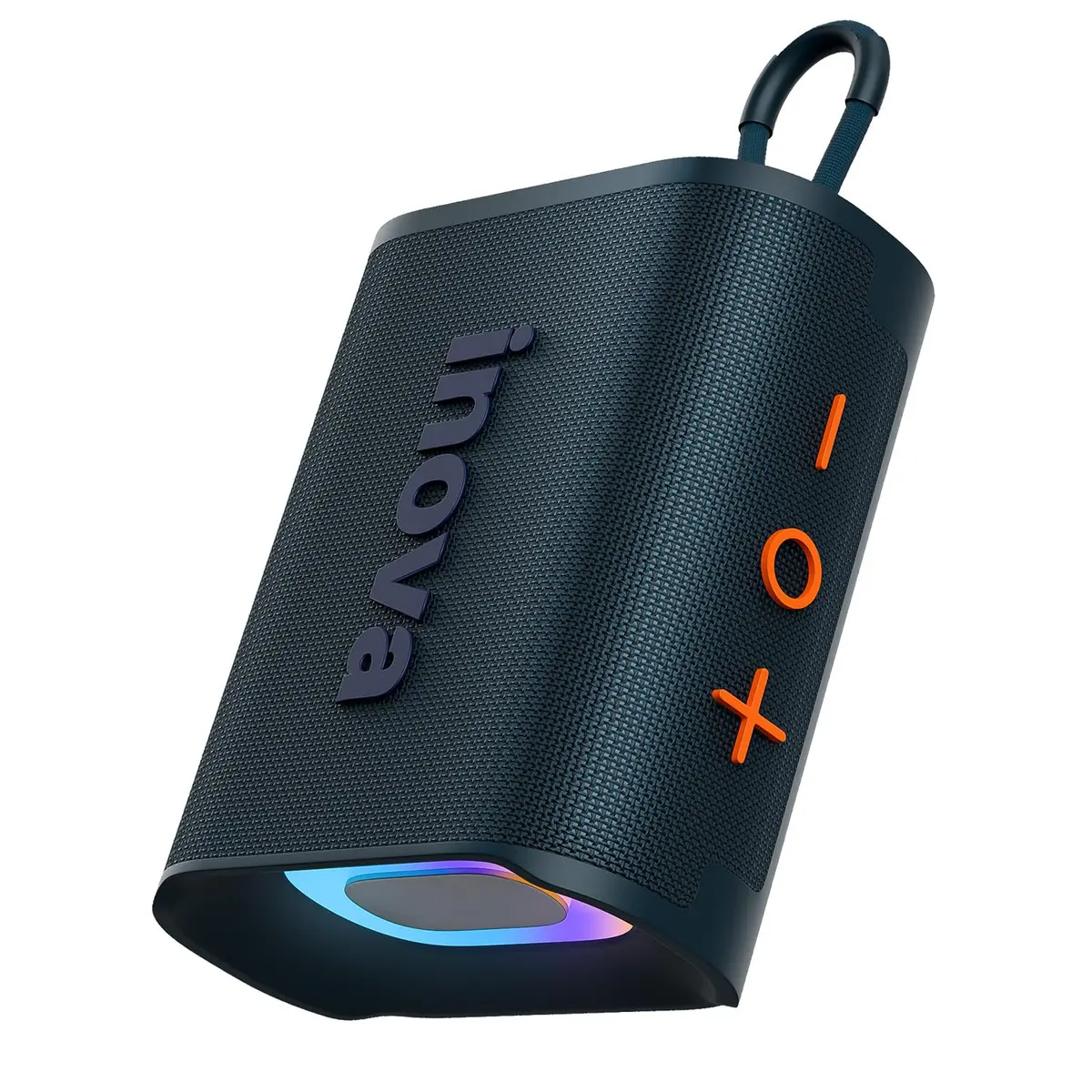 Caixa de Som, inava, Go-4 Pro, Bluetooth, Portátil,12h de reprodução, À Prova D'água IP67, Luzes RGB, TWS/FM/USB/TF (Azul) - 1
