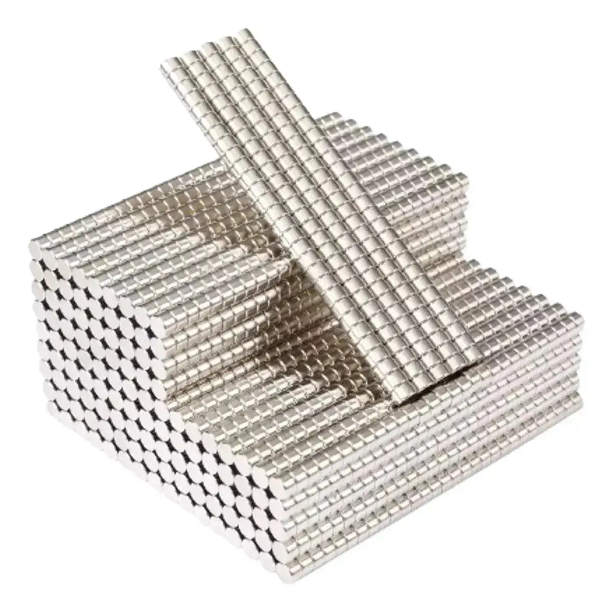 100 imãs Neodímio 5x2mm Tamanho Mini Redondo Para Artesanato