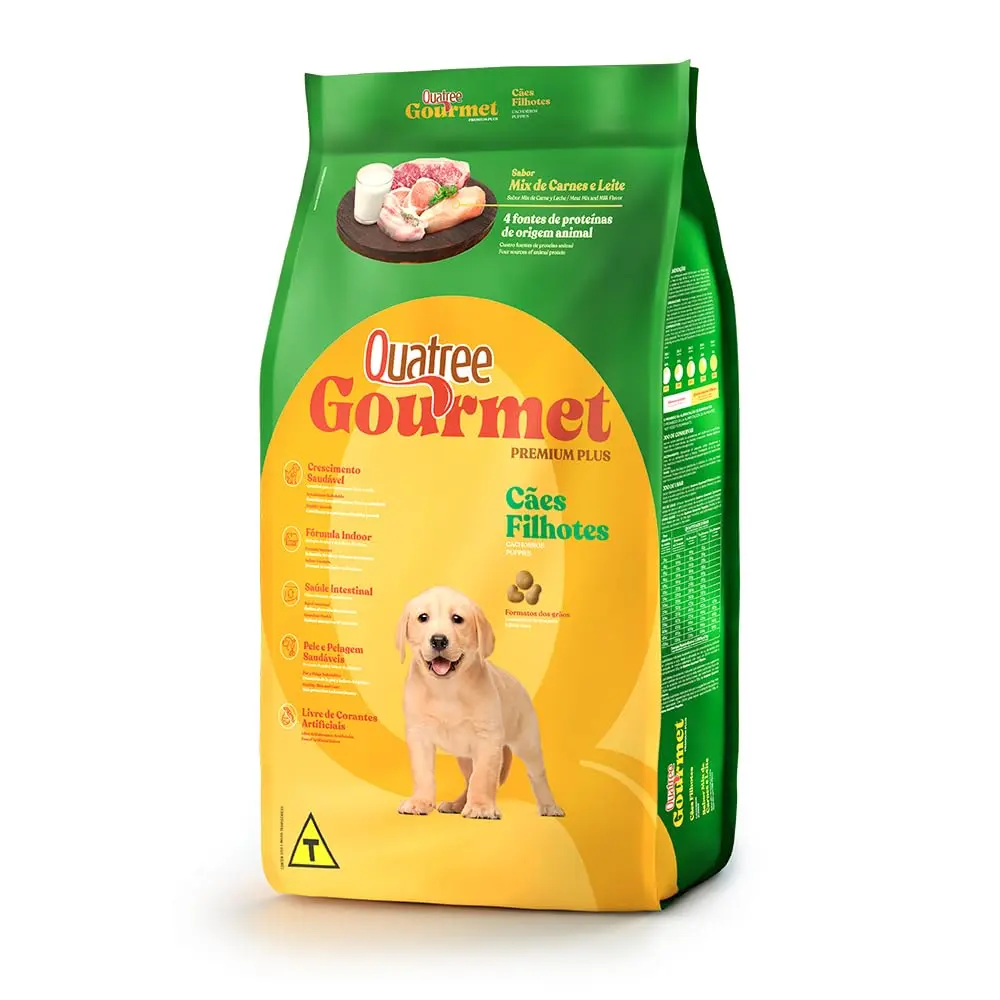 Quatree Gourmet Ração para Cães Filhotes 20kg